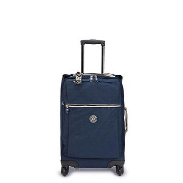 Kipling Darcey Small Printed Carry-On Rolling Bavul Mavi | TR 1474YX